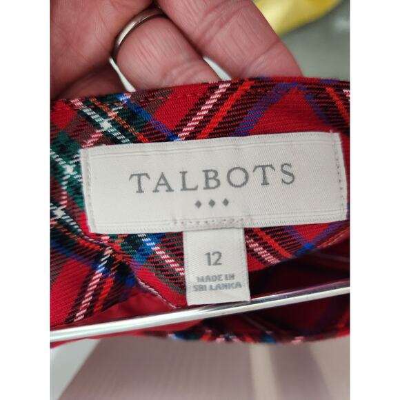 Red Plaid Skirt and Sweater - Picture 11 of 11